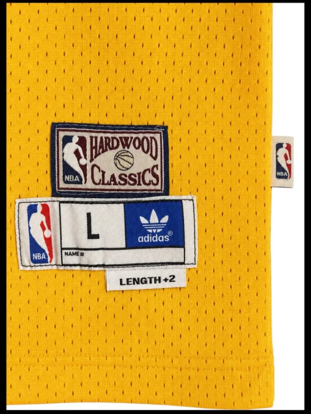 Adidas Kobe Bryant #8 Lakers Jersey Gold Purple Hardwood Classics Swingman L